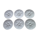 Set of 6 plates with oysters in white porcelain "L'Hirondelle "