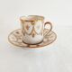 Cup and sub-cup Bavaria German porcelain