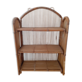 Rattan shelf to hang or lay