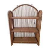 Rattan shelf to hang or lay