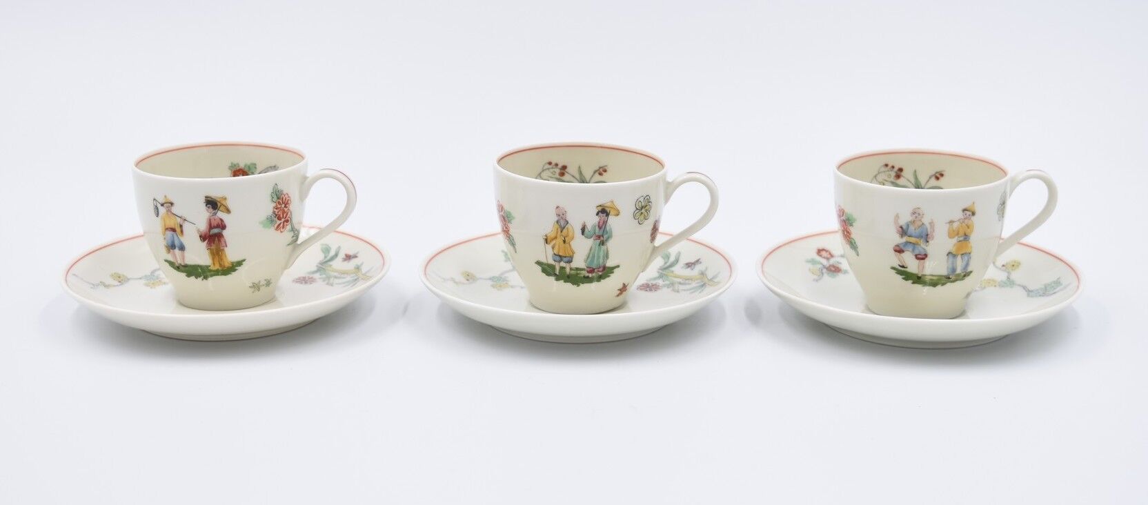 Limoges Haviland porcelain coffee service for Au Vase Etruscan chinese décor