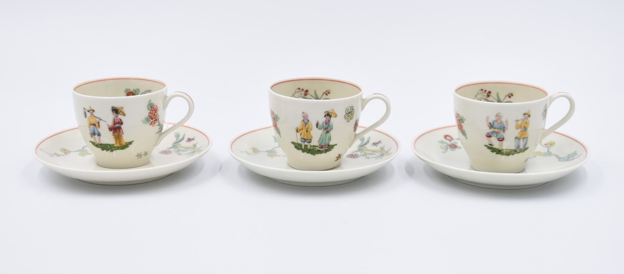 Limoges Haviland porcelain coffee service for Au Vase Etruscan chinese décor