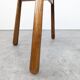 Table d'appoint moderniste en chêne par Jan Vaněk pour Krásná Jizba