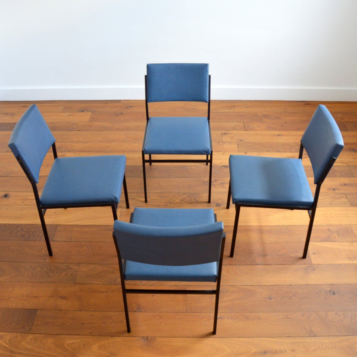 Suite of 4 chairs by Gijs Van Der Sluis 1950s