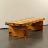 Roland Wilhelmson's pine coffee table / bench