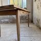 1950s pine and oak farmhouse table with multiple drawers