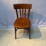 Set of 5 wooden bar chairs