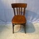 Set of 5 wooden bar chairs