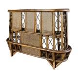 Rattan And Canework Bar From The 1970s - 20th