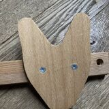 Wooden coat rack