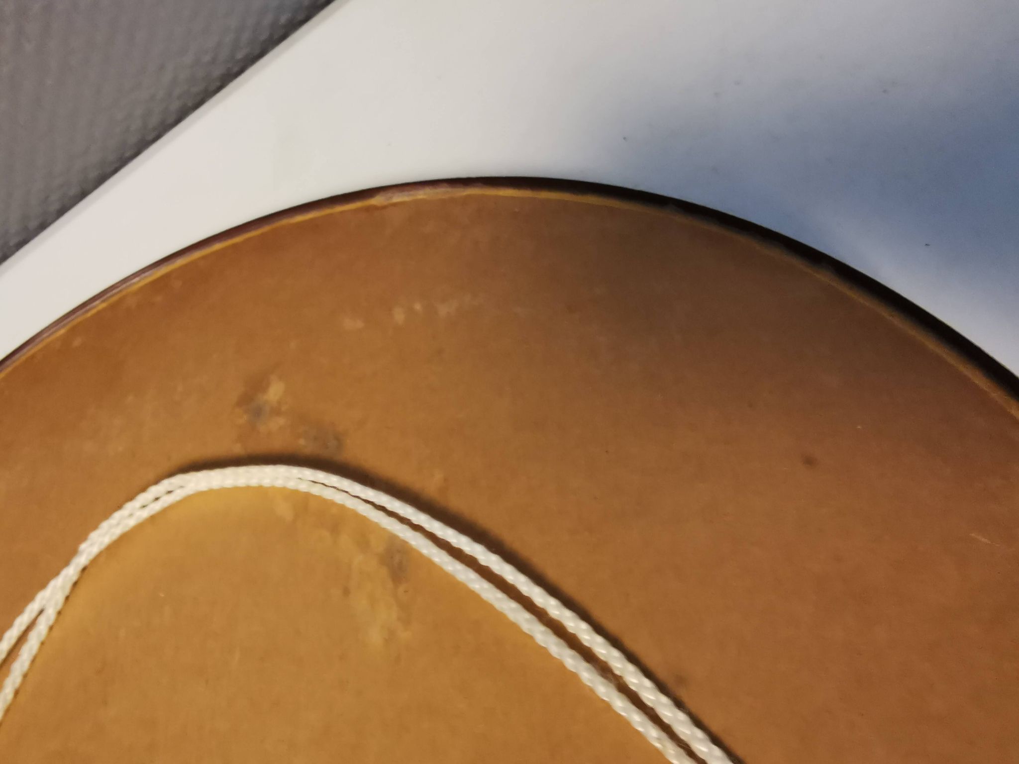 Miroir rétro des années 1970, de Danish Design, fabriqué au Danemark.