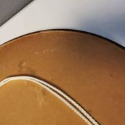 Miroir rétro des années 1970, de Danish Design, fabriqué au Danemark.