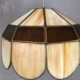 Art deco chandelier hanging