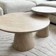 Table Basse Alba Effet Travertin