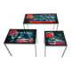 Nesting coffee tables in ceramic signed j. berlarti