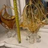 Lot 2 Coupes verre murano vintage