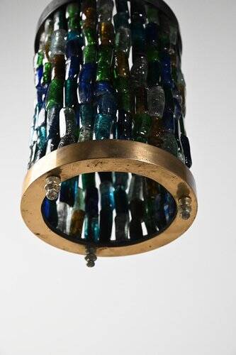 Lustre vintage en laiton