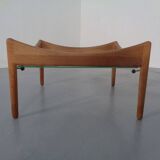 Modus Oak & Glass Table by Kristian Vedel for Soren Willadsen, 1963