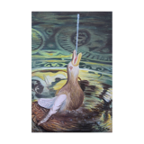 Oil painting Maria Luisa Park in Seville. oil from a fountain. oil painted fountain.