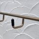 Gold metal coat rack