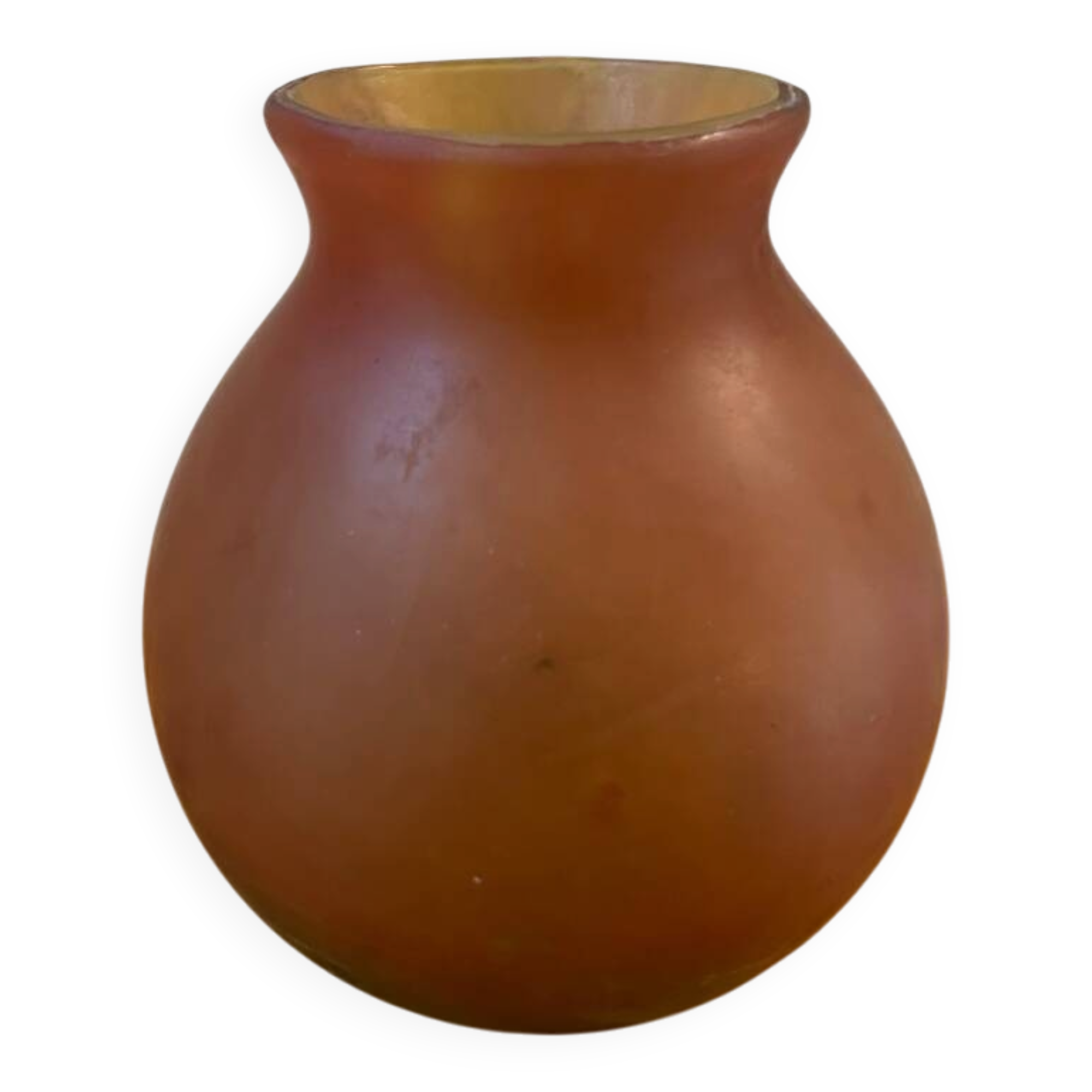 Schneider "le Verre Français" round vase