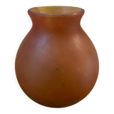 Schneider "le Verre Français" round vase