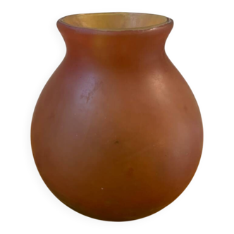 Schneider "le Verre Français" round vase