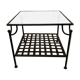 Wrought-iron coffee table