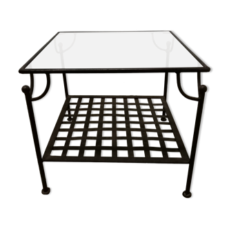 Wrought-iron coffee table