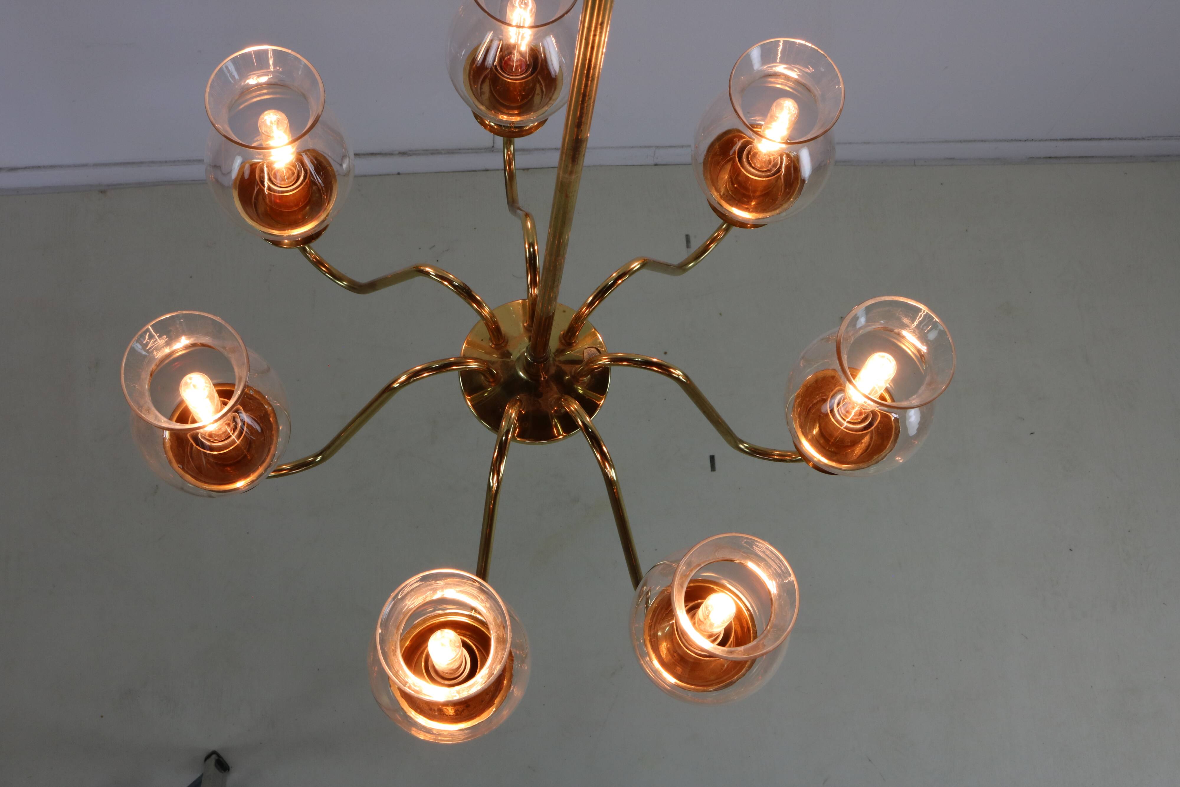Swedish design ceiling lamp by Hans Agne Jakobsson