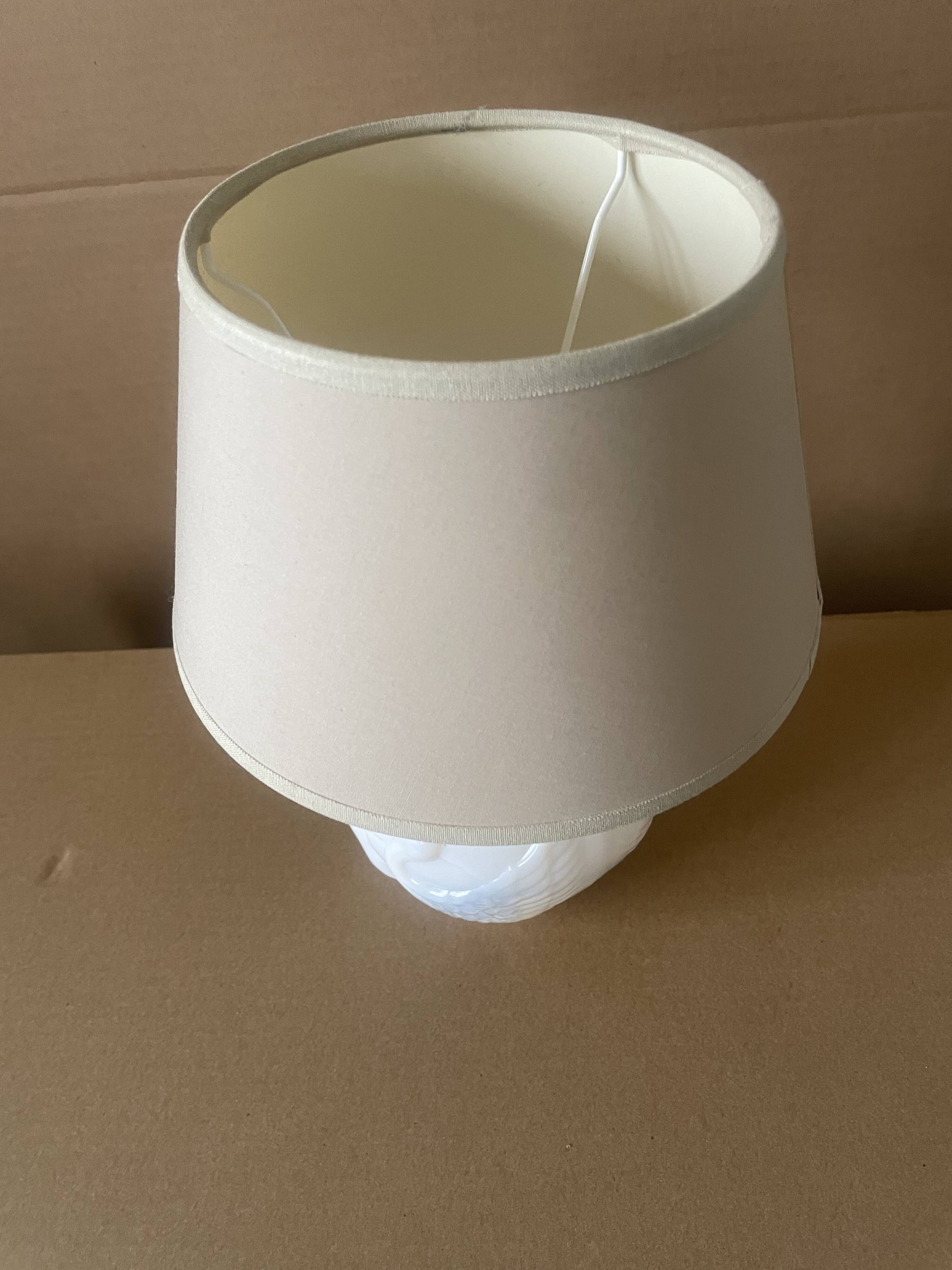 Lampe Art Déco en verre moulé / Saint Aignan