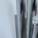 Floor lamp in chrome and glass, 1970
