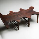 Table Organique Rustique De Forme Libre, France, Fin 19ème Siècle
