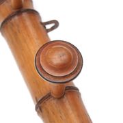 Turned wooden coat rack, 30s