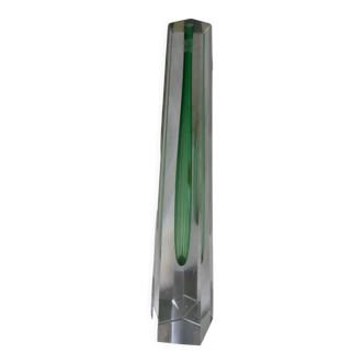Bohemian crystal soliflore vase