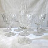 Baccarat buckingham 8 red wine glasses crystal - 13.5 cm