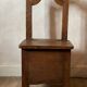 Antique solid oak chair