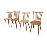 Two pairs of chairs from the 50s - 60s vintage