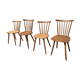 Deux paires de chaises des années 50 - 60 vintage