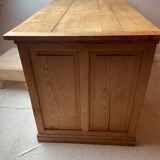 Bureau d'instituteur en chene brut