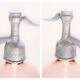 Siphon glass rose