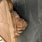 Old walnut frame mirror, 130x80 cm