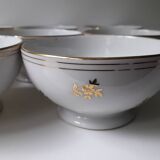 8 bols anciens en porcelaine 1960 (A1)