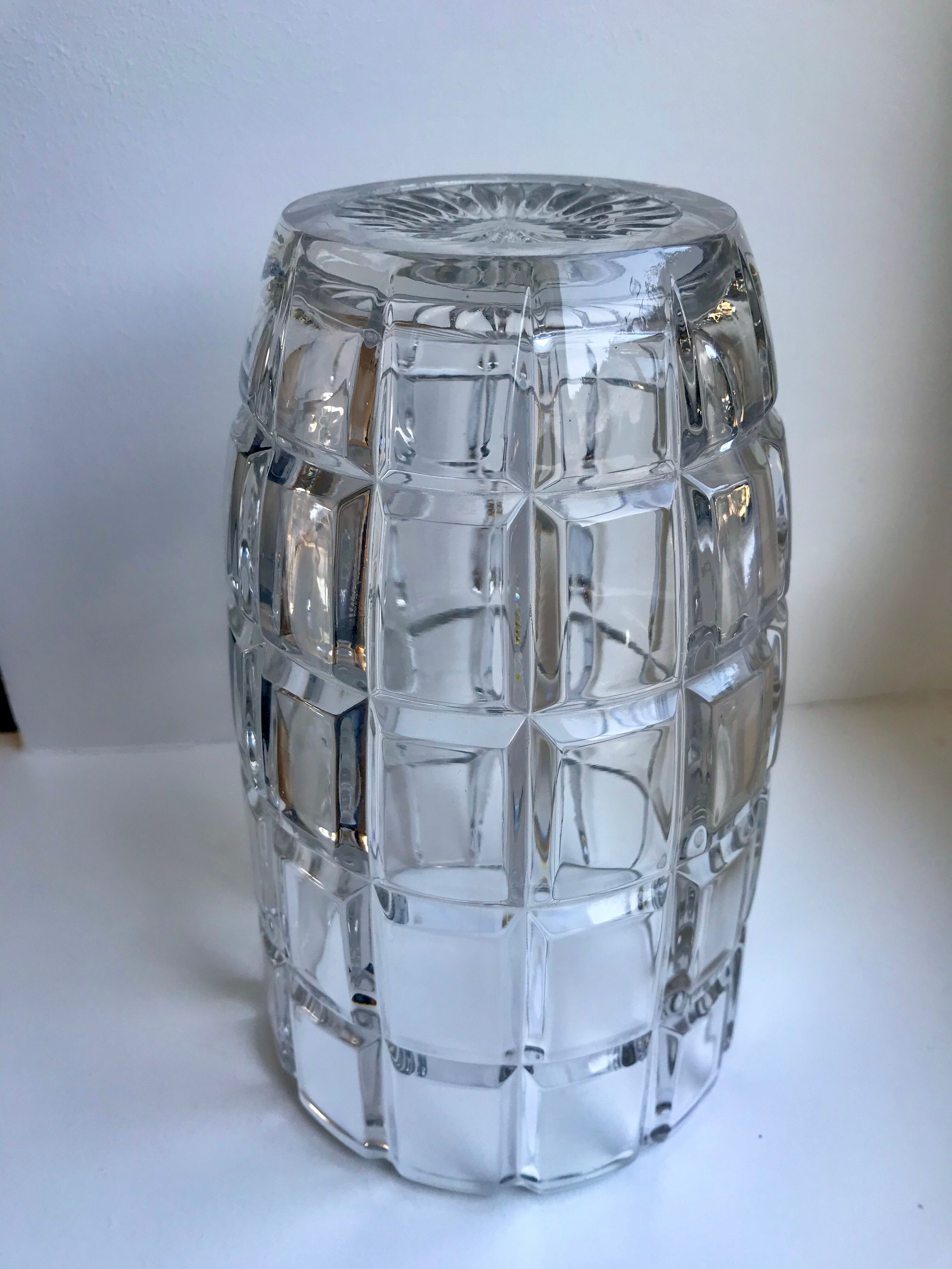 Crystal vase art deco style 30s