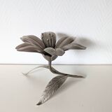 cendrier d'invité ,individuels en forme de fleurs ,en métal