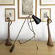 Large and beautiful adjustable bipod lamp, 1950s design