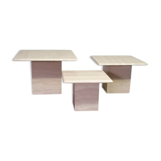 Set de 3 tables d'appoint