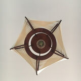 White woven lamp to hang
