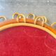 Rattan mirror 60s