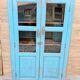 Ancien vaisselier Art déco en teck birman